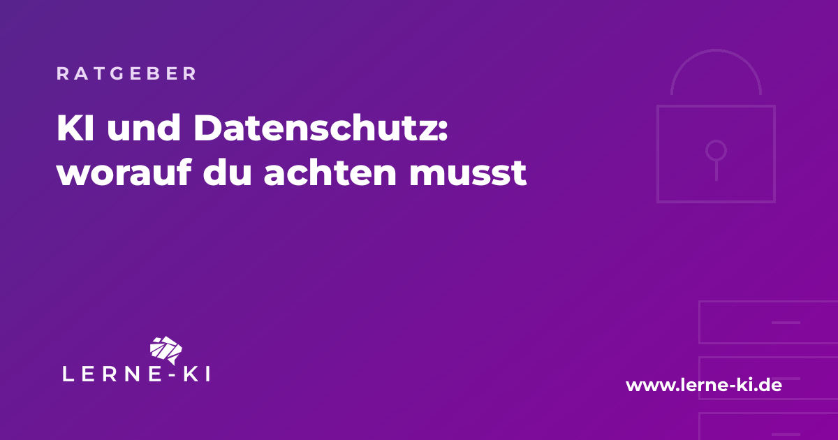 KI und Datenschutz: worauf du als KMU wirklich achten musst