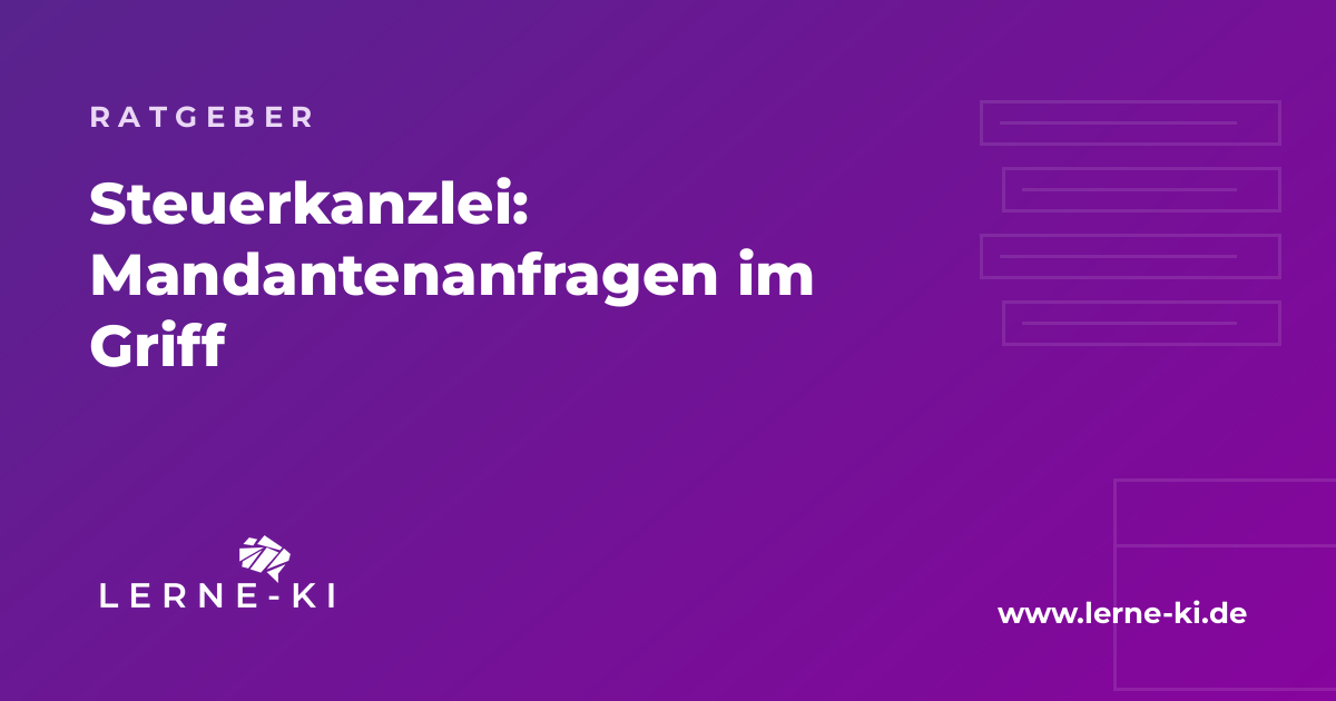 Steuerkanzlei: Mandantenanfragen im Griff, auch wenn die Saison tobt